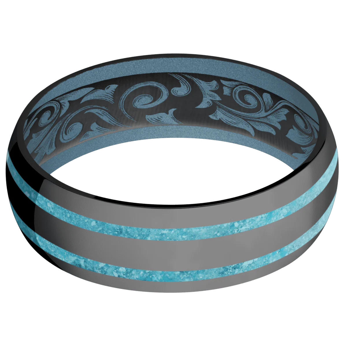 Zirconium + Polish Finish + Polar Blue - Image 3