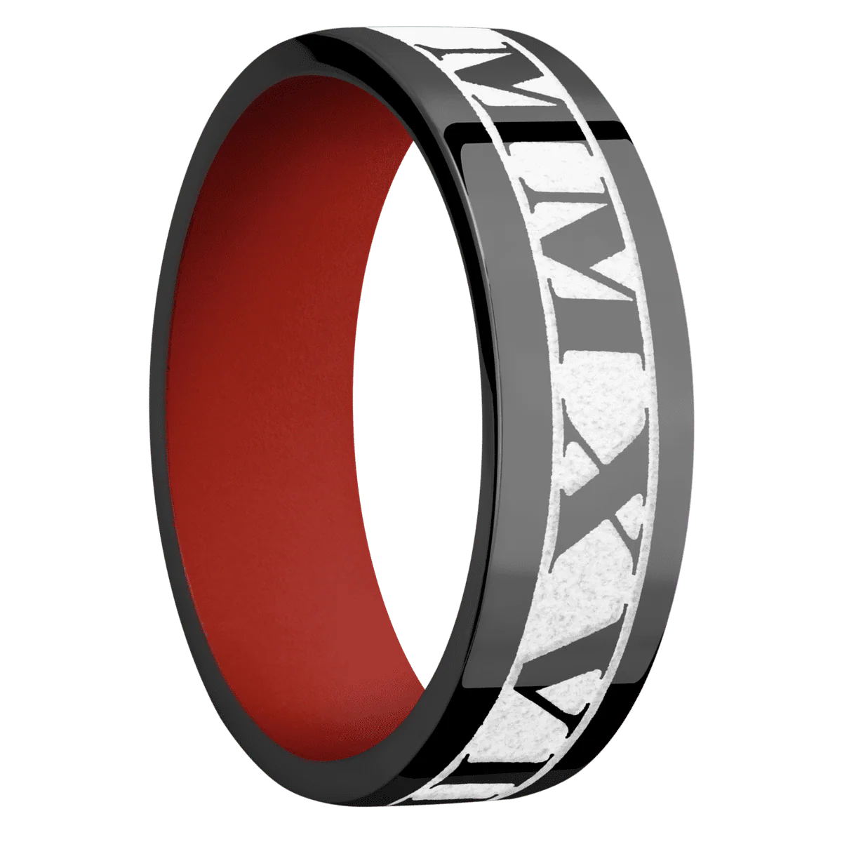 Zirconium + Polish Finish + Red Apple