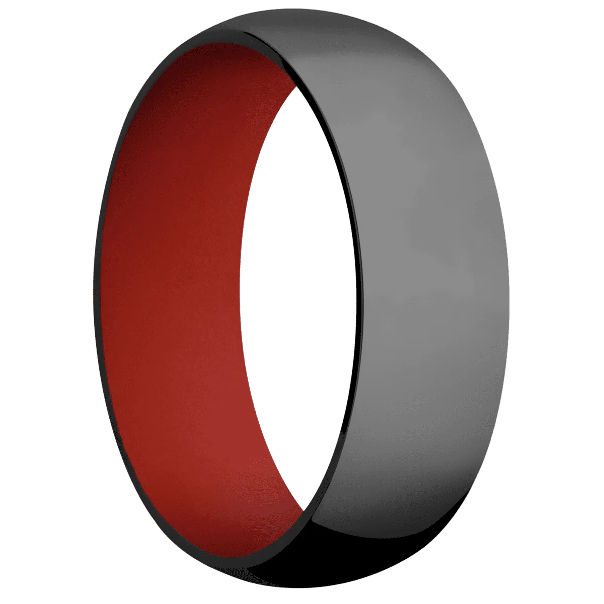 Zirconium + Polish Finish + Red Apple
