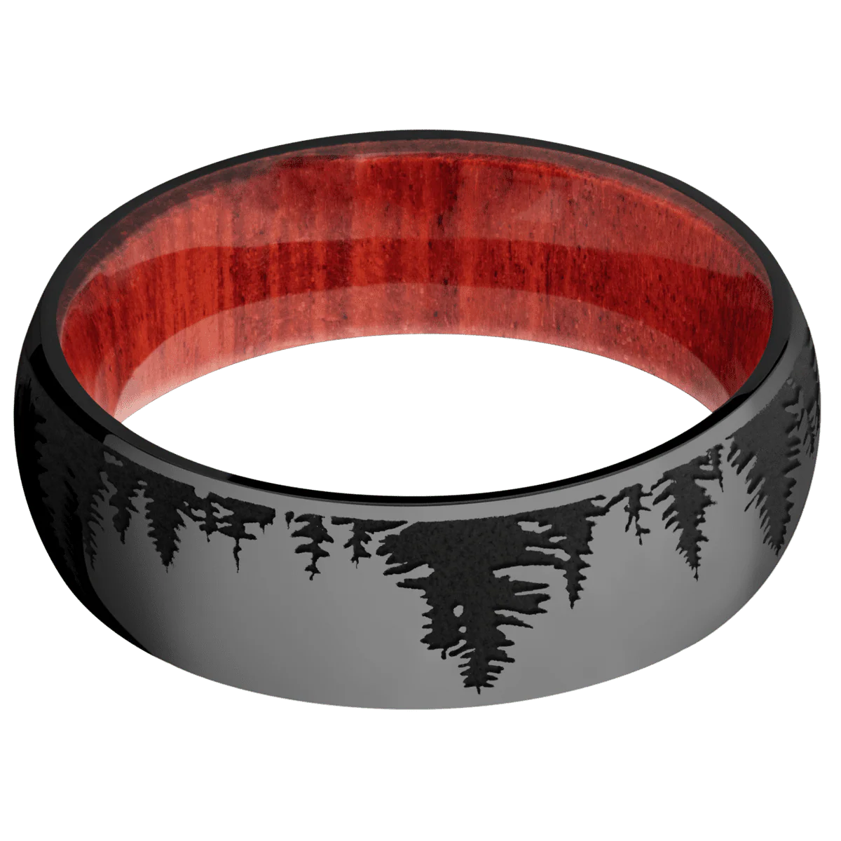 Zirconium + Polish Finish + Red Heart - Image 3