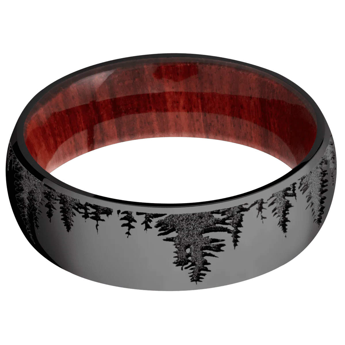 Zirconium + Polish Finish + Red Heart - Image 3