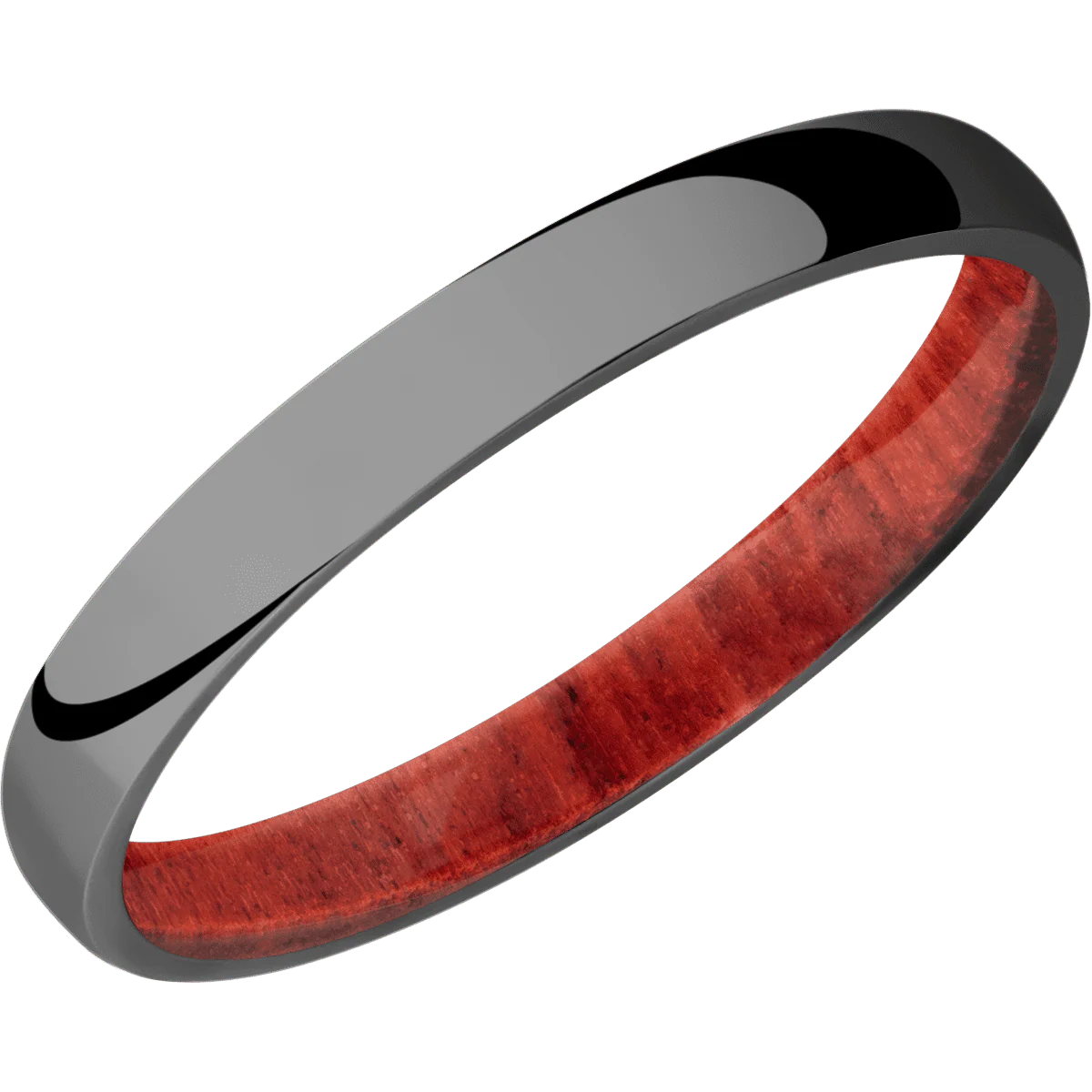 Zirconium + Polish Finish + Red Heart - Image 2