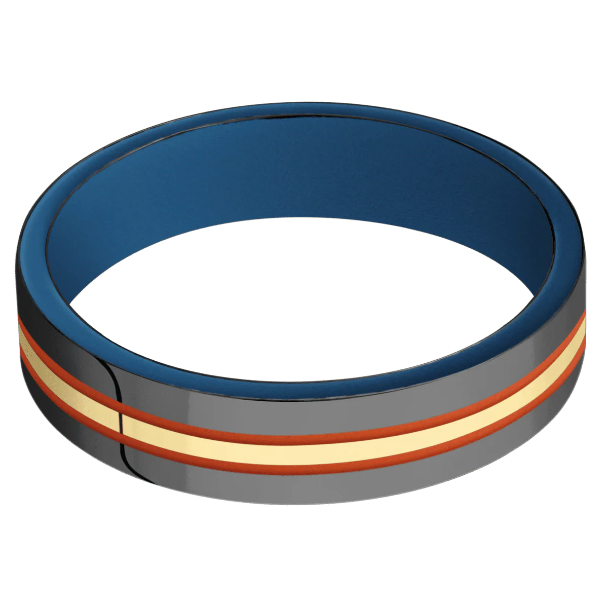 Zirconium + Polish Finish + Ridgeway Blue - Image 3