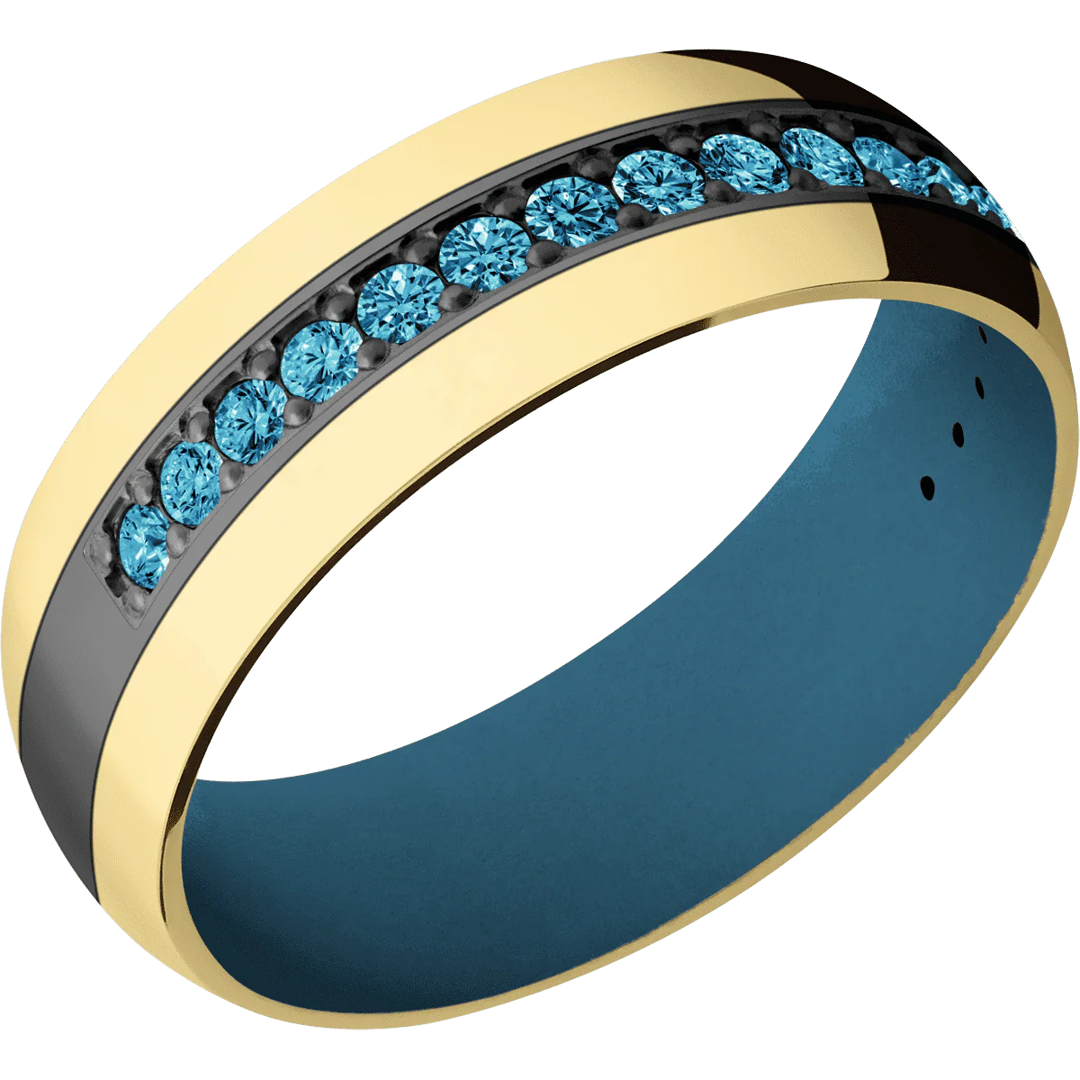 Zirconium + Polish Finish + Royal Blue - Image 2