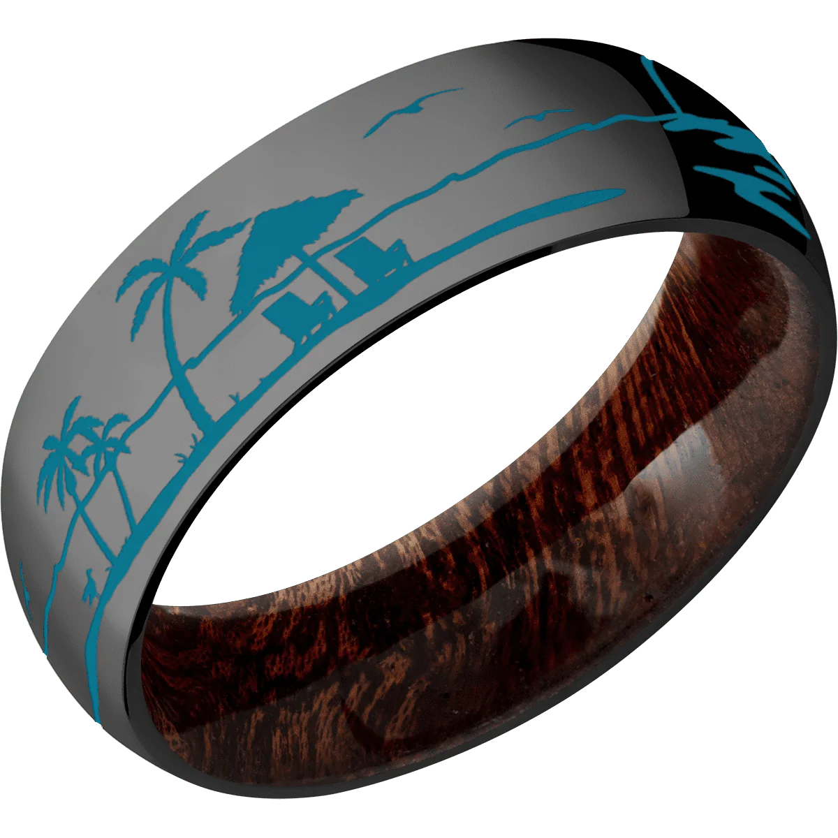 Zirconium + Polish Finish + Sapele - Image 2