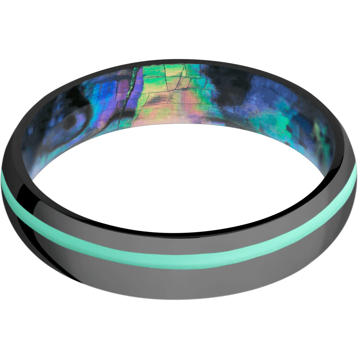 Zirconium + Polish , Polish Finish + Abalone - Image 3