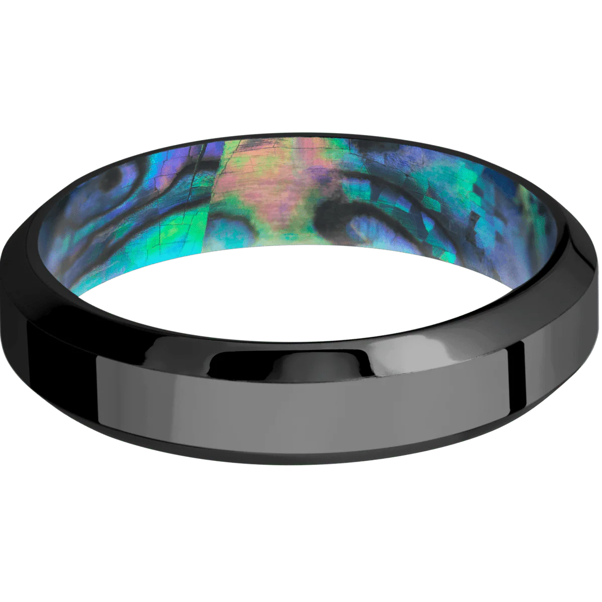 Zirconium + Polish , Polish Finish + Abalone - Image 3
