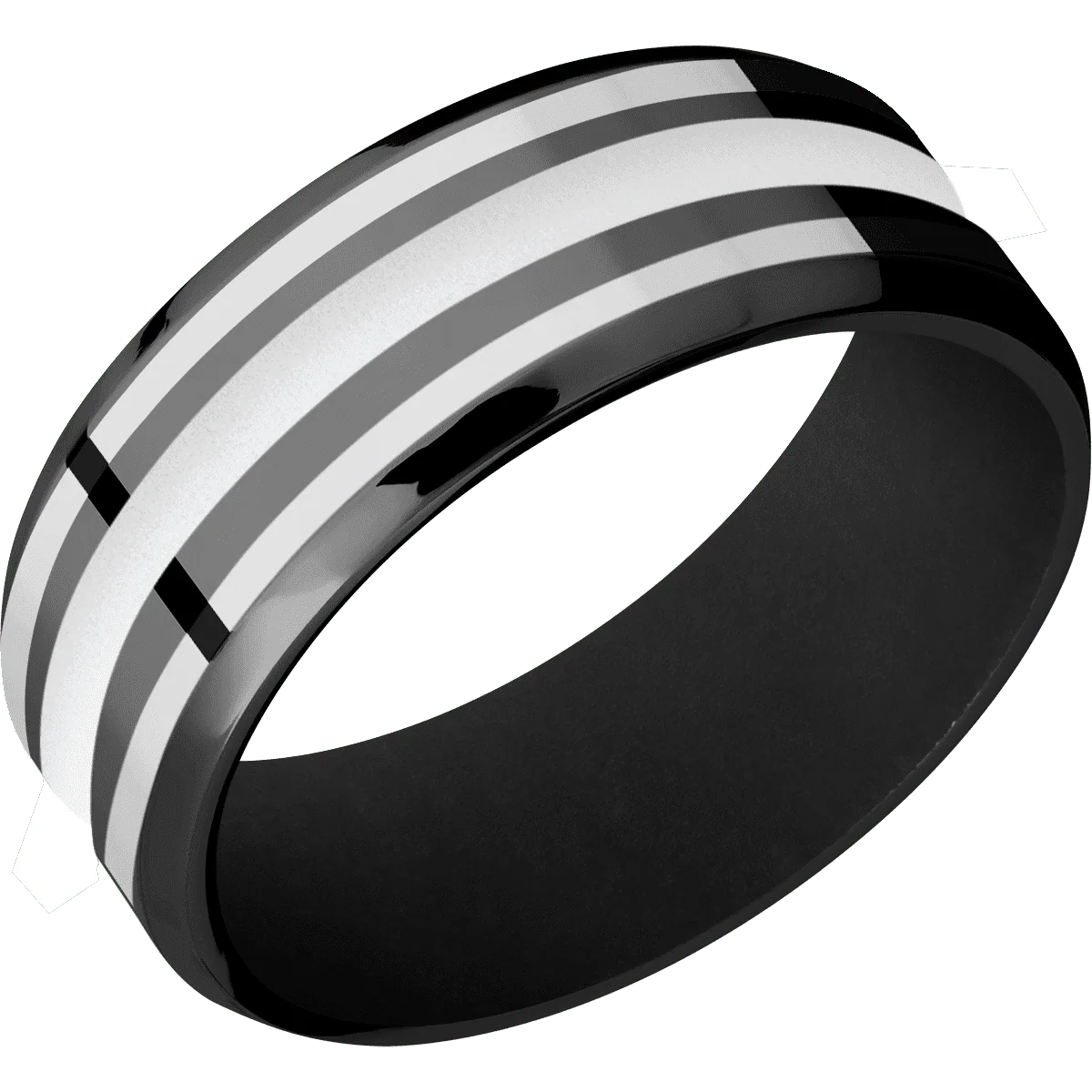 Zirconium + Polish , Polish Finish + Black - Image 2