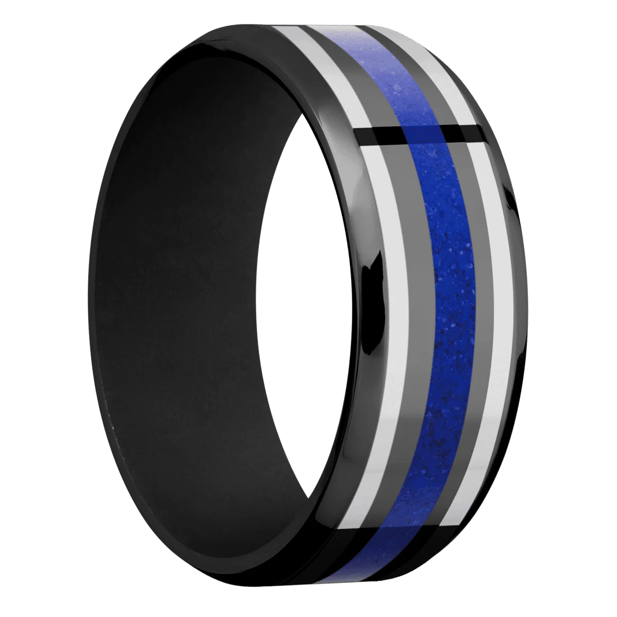Zirconium + Polish , Polish Finish + Black