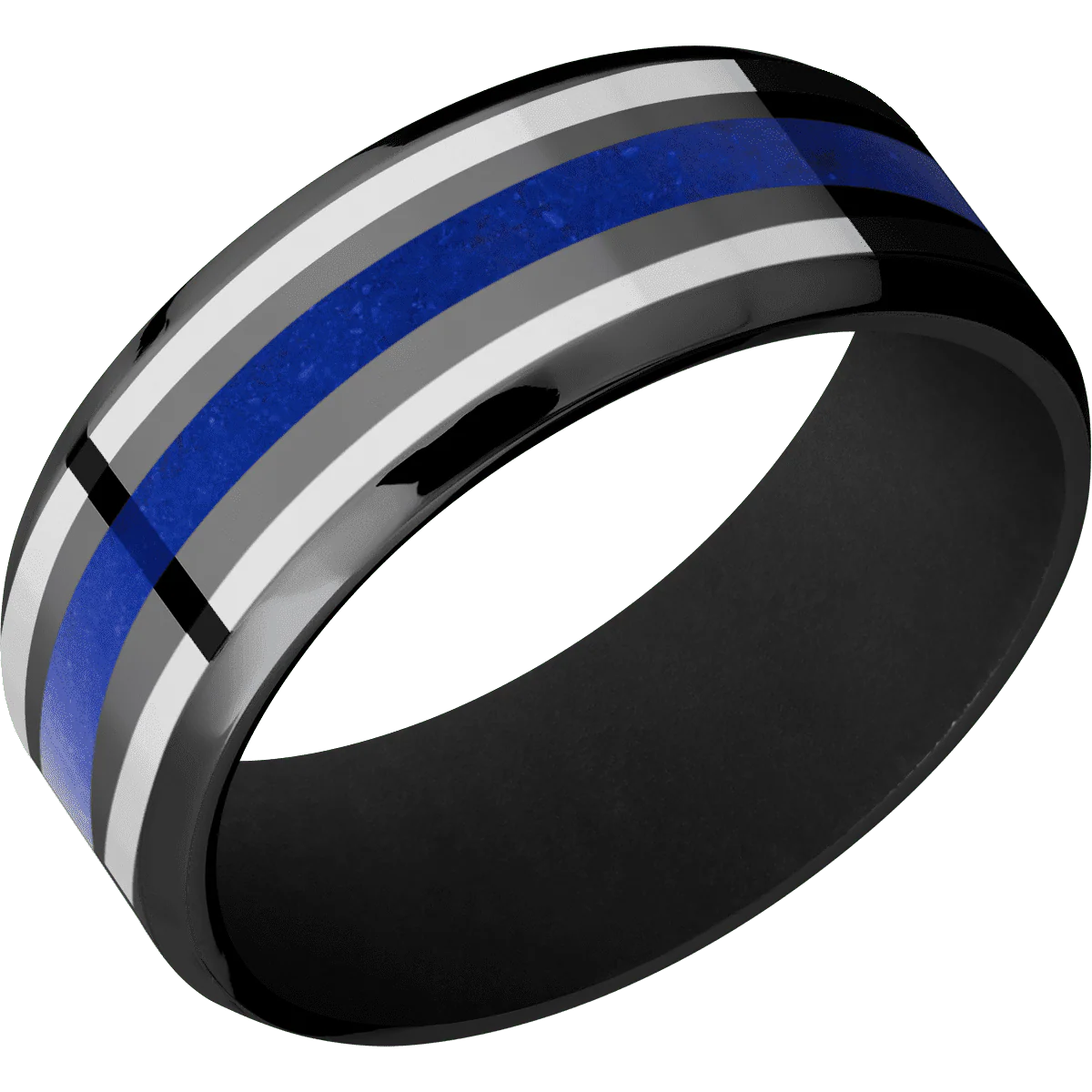 Zirconium + Polish , Polish Finish + Black - Image 2