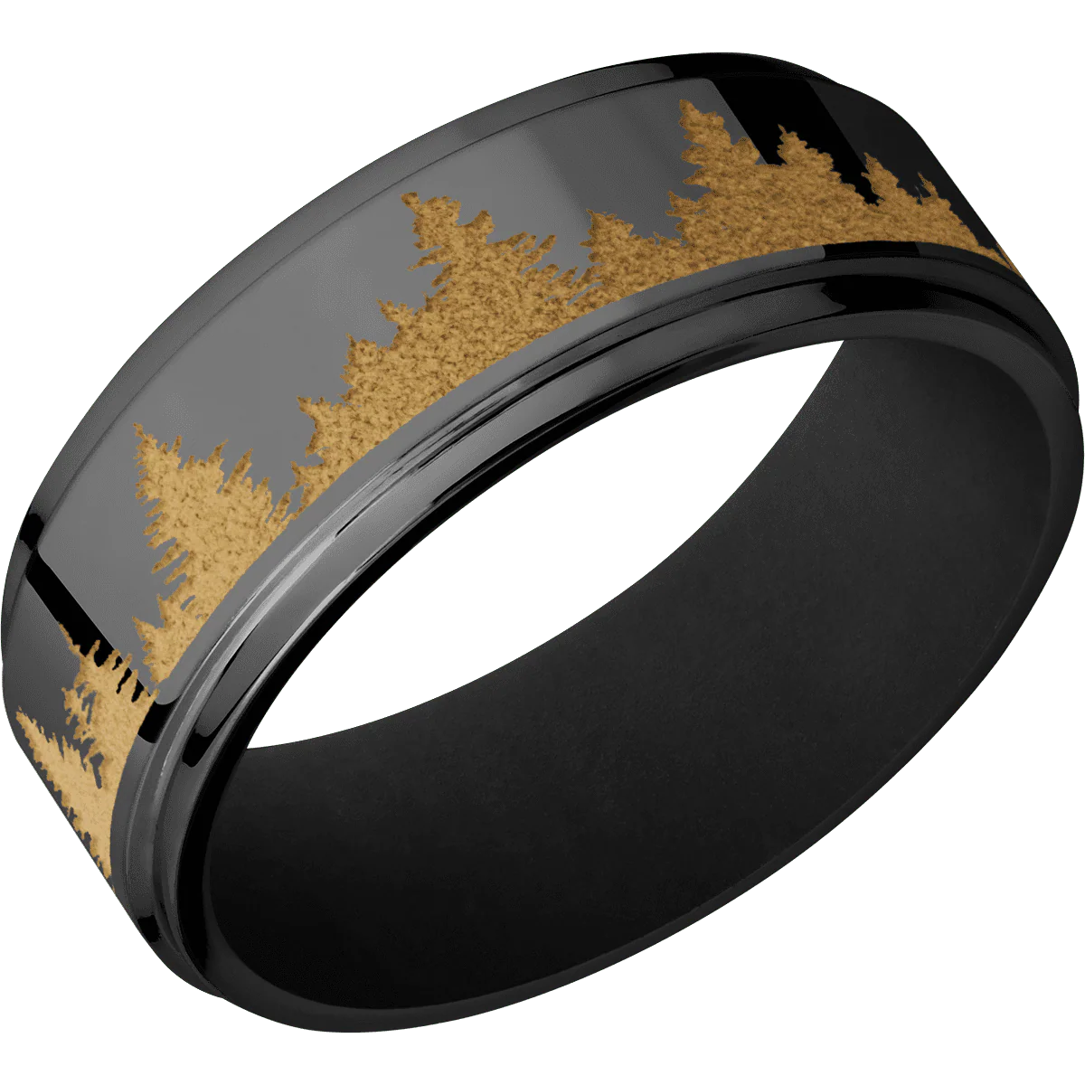 Zirconium + Polish , Polish Finish + Black - Image 2