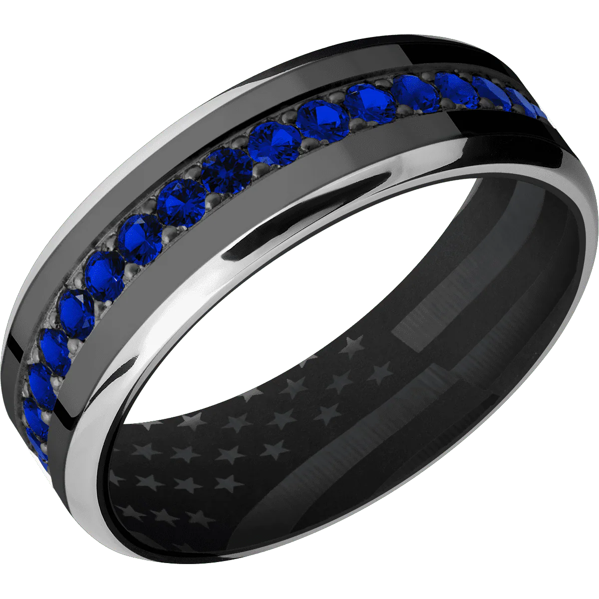 Zirconium + Polish , Polish Finish + Black - Image 2