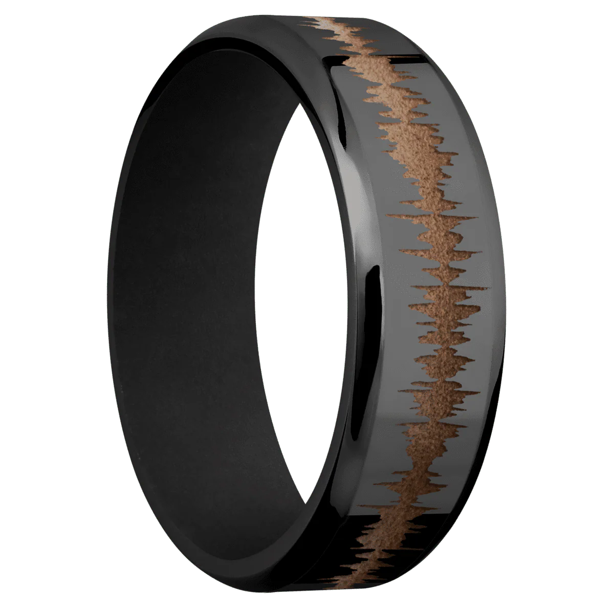 Zirconium + Polish , Polish Finish + Black