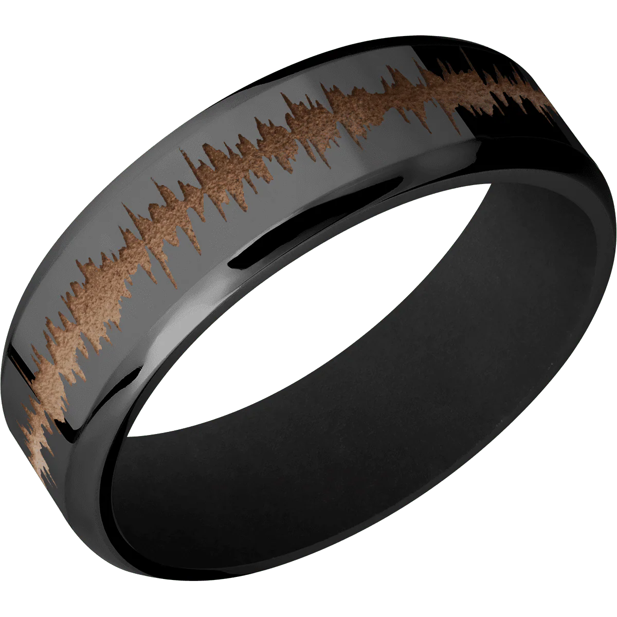 Zirconium + Polish , Polish Finish + Black - Image 2