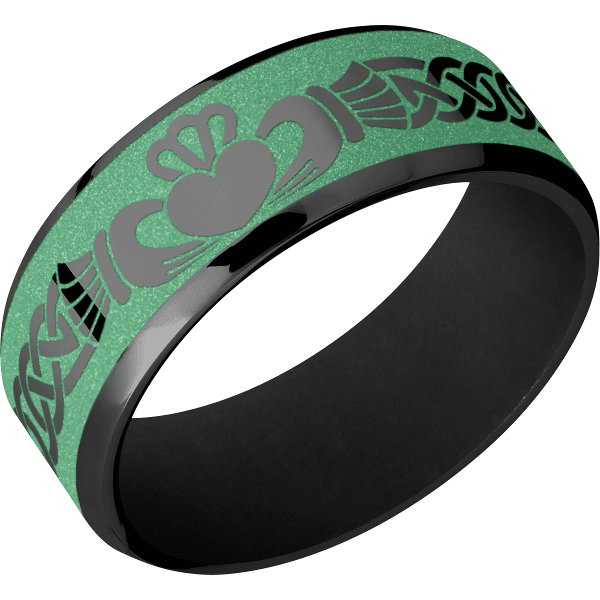 Zirconium + Polish , Polish Finish + Black - Image 2