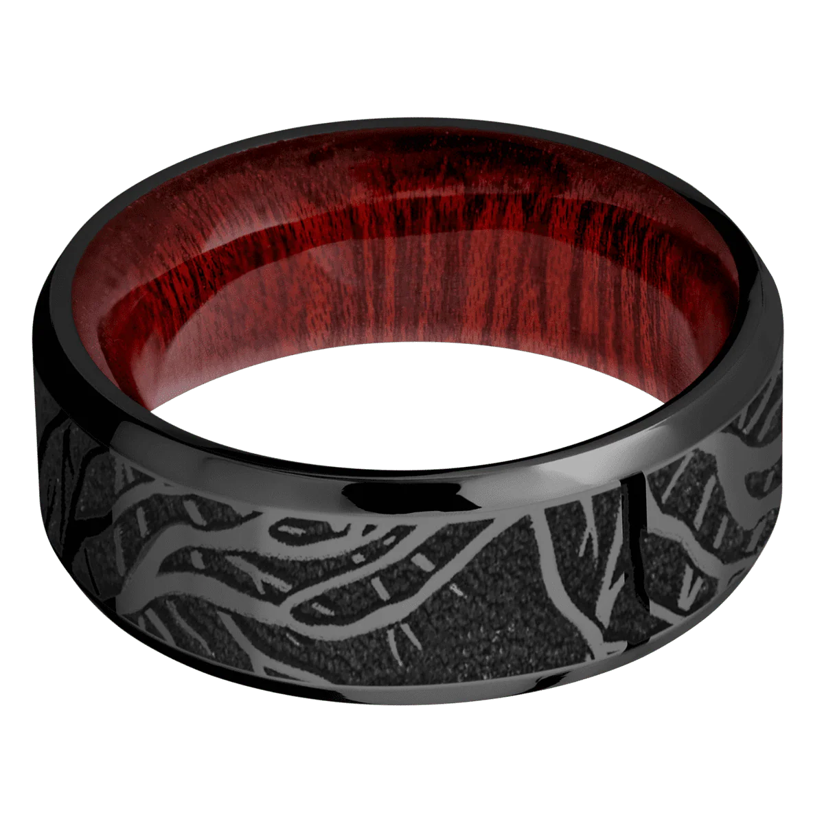 Zirconium + Polish , Polish Finish + Blood Wood - Image 3