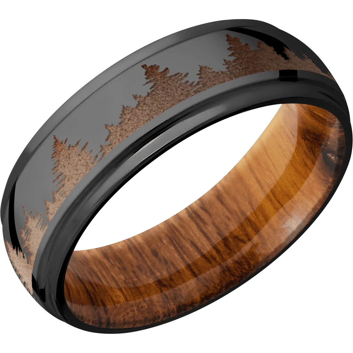 Zirconium + Polish , Polish Finish + Desert Iron Wood - Image 2