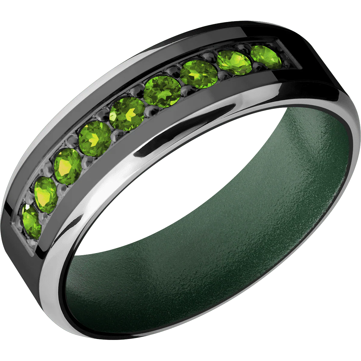 Zirconium + Polish , Polish Finish + Eastern Green - Image 2