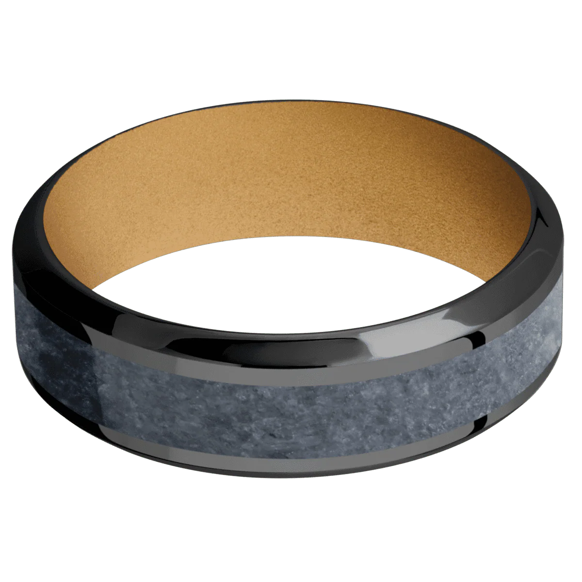 Zirconium + Polish , Polish Finish + Gold - Image 3