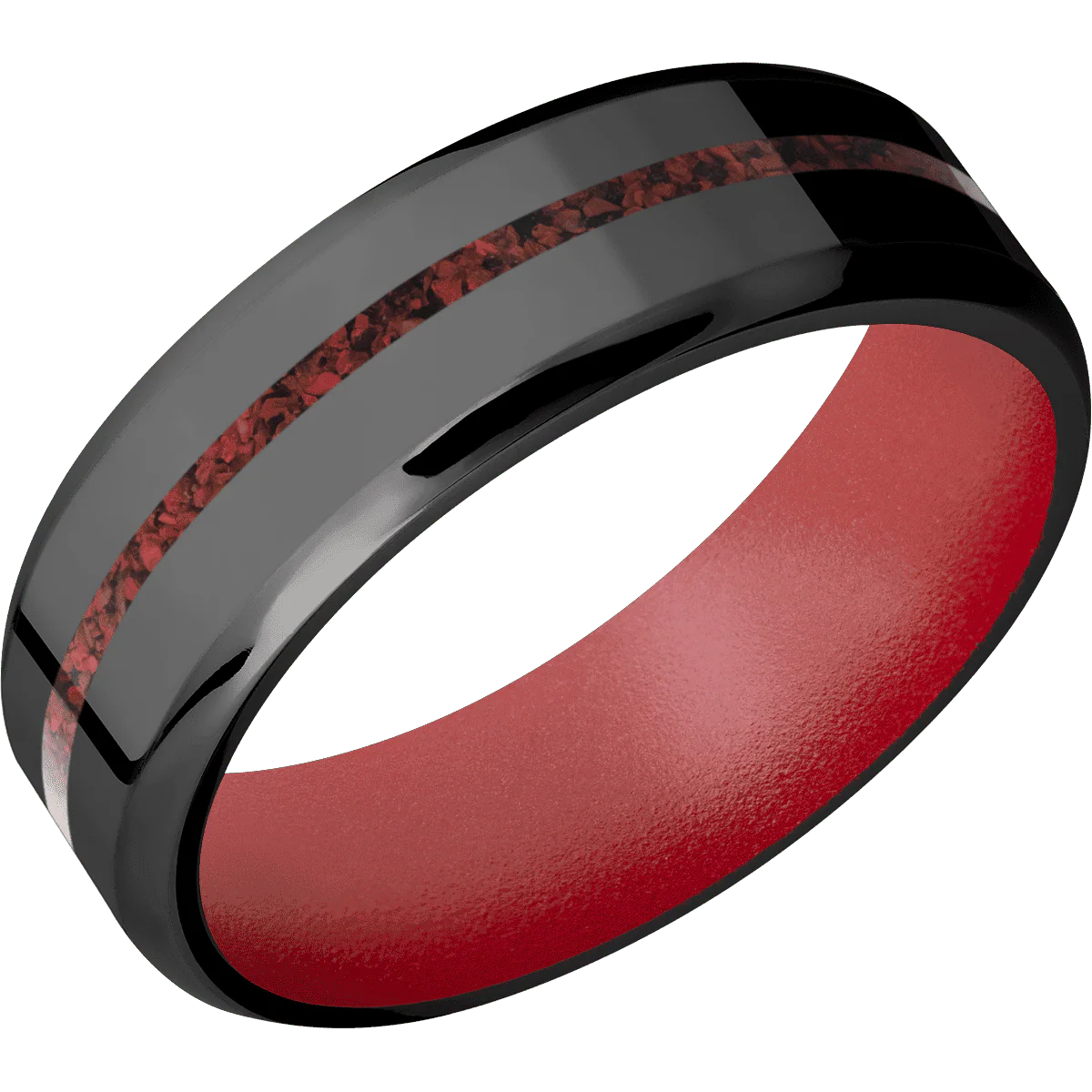 Zirconium + Polish , Polish Finish + Habanero Red - Image 2