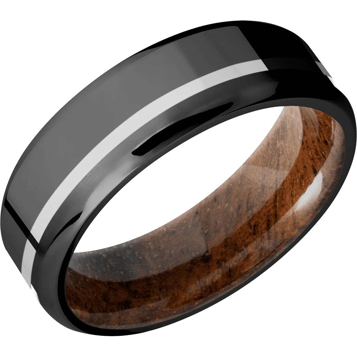 Zirconium + Polish , Polish Finish + Koa - Image 2