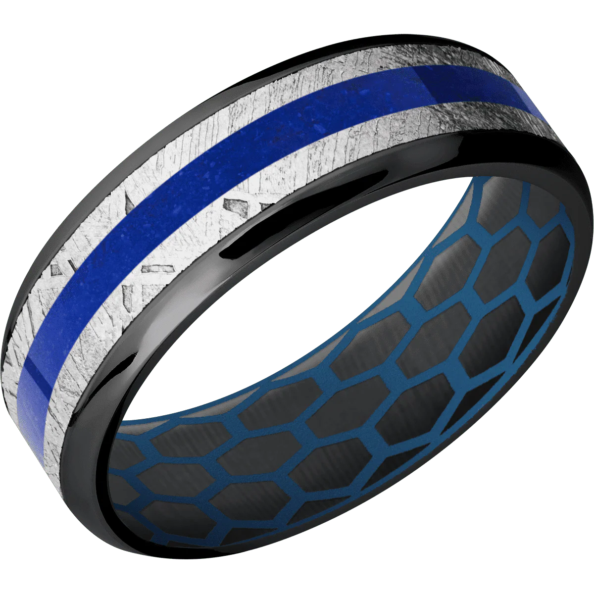 Zirconium + Polish , Polish Finish + Ridgeway Blue - Image 2