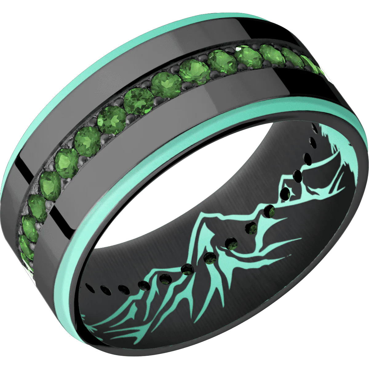Zirconium + Polish , Polish Finish + Robins Egg Blue - Image 2