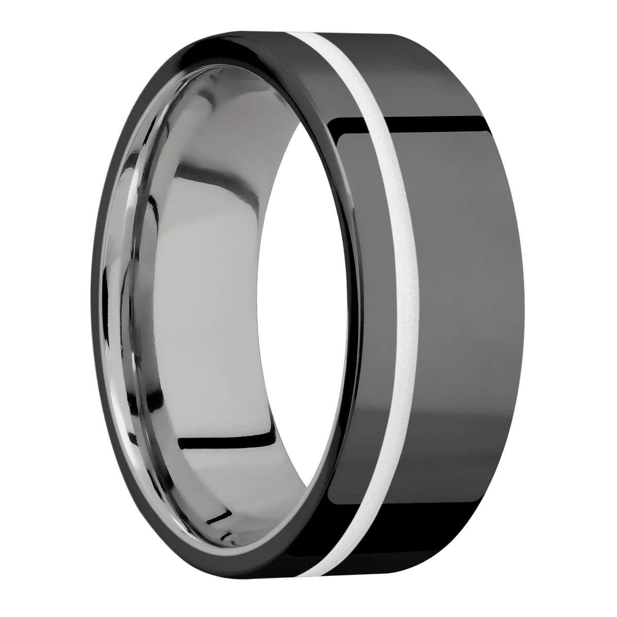 Zirconium + Polish , Polish Finish + Titanium