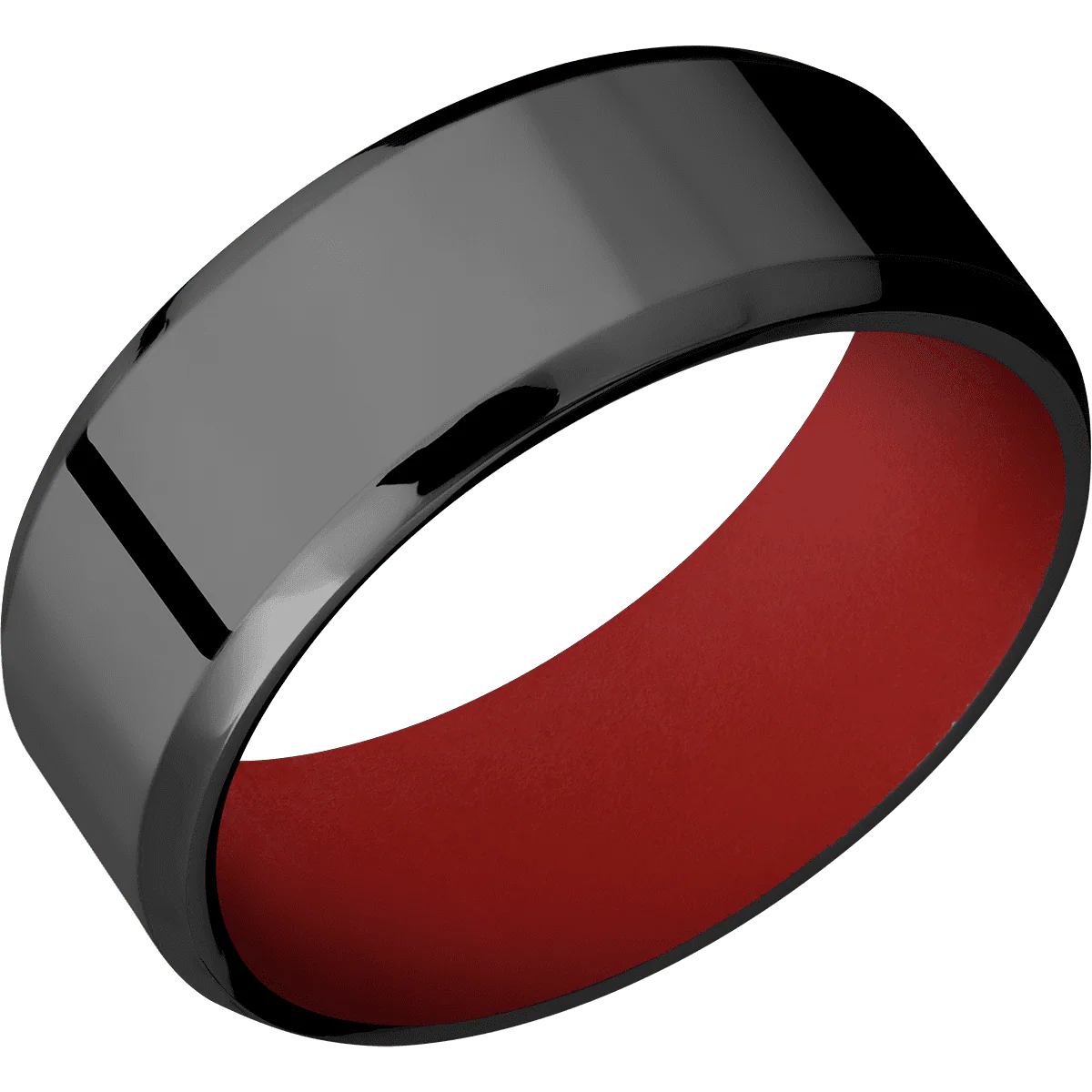 Zirconium + Polish , Polish Finish + USMC Red - Image 2