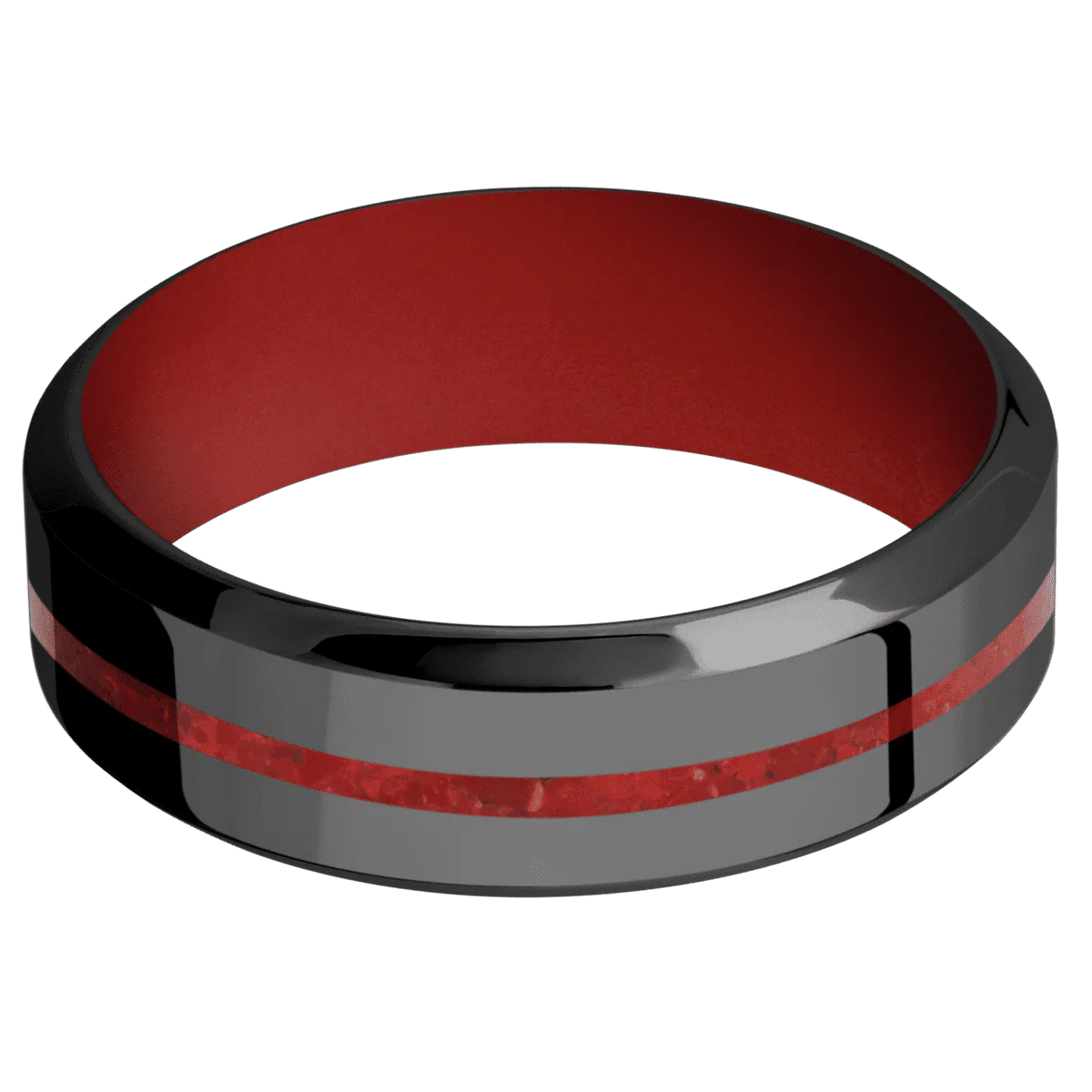 Zirconium + Polish , Polish Finish + USMC Red - Image 3