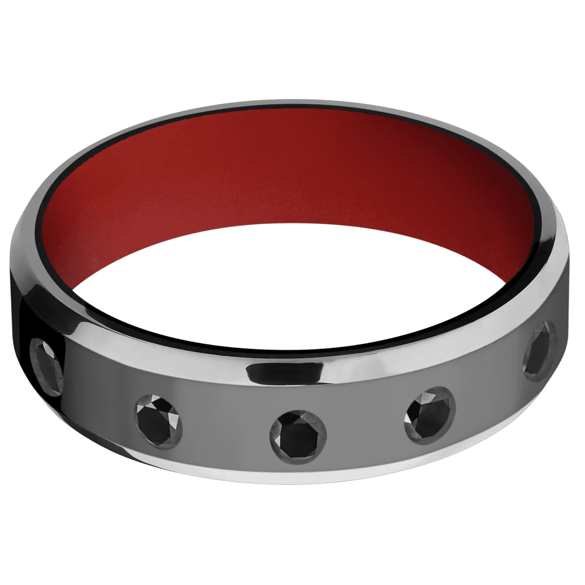 Zirconium + Polish , Polish Finish + USMC Red - Image 3