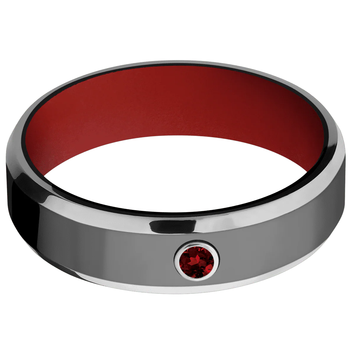 Zirconium + Polish , Polish Finish + USMC Red - Image 3