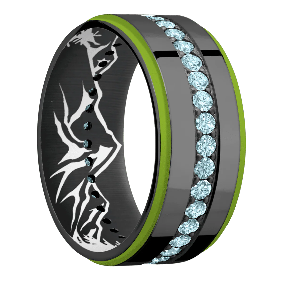 Zirconium + Polish , Polish Finish + White