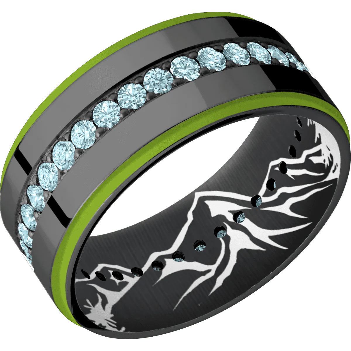 Zirconium + Polish , Polish Finish + White - Image 2