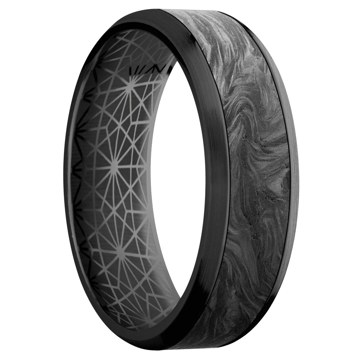 Zirconium + Polish , Satin Finish