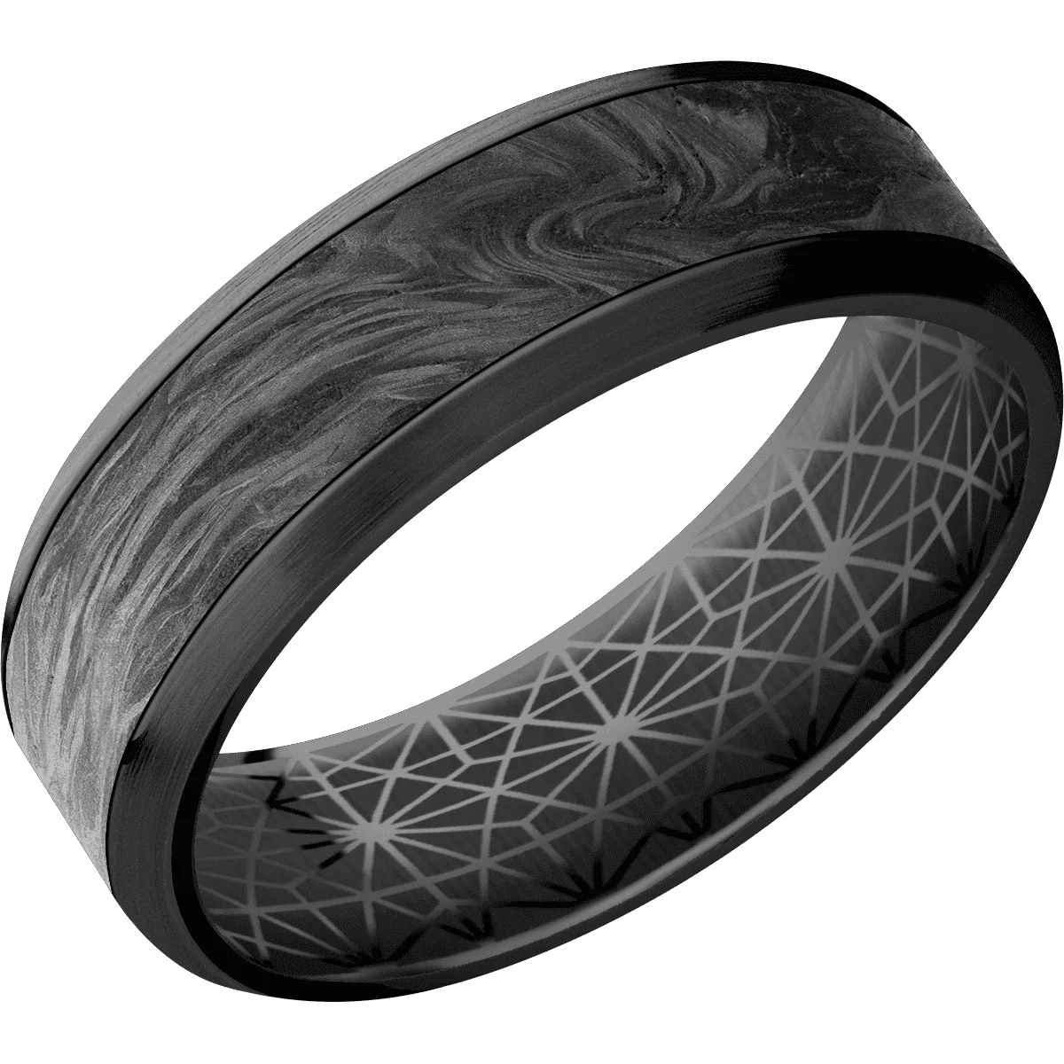 Zirconium + Polish , Satin Finish - Image 2