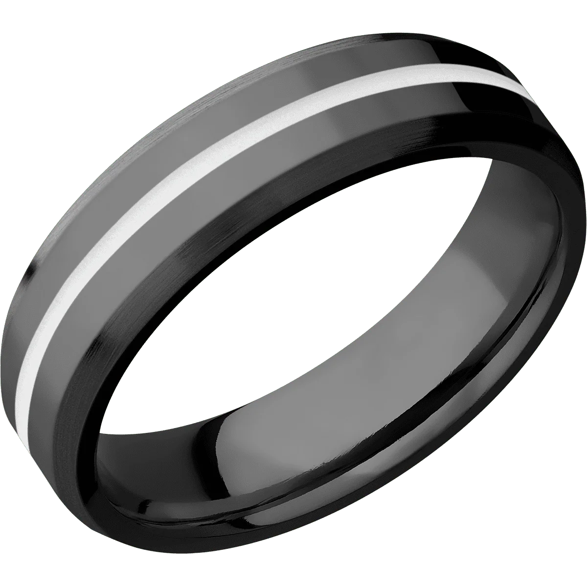 Zirconium + Polish , Satin Finish - Image 2
