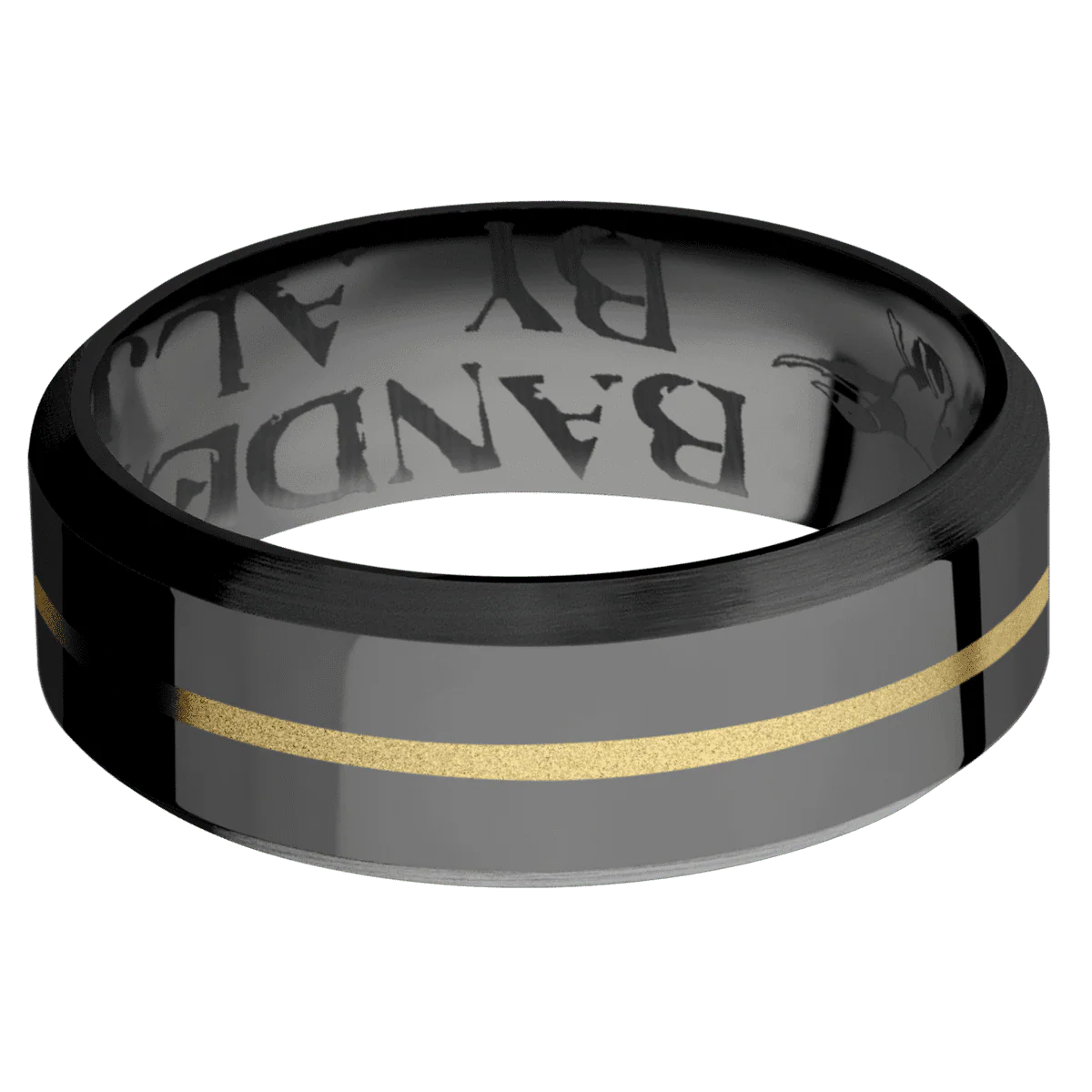 Zirconium + Polish , Satin Finish - Image 3