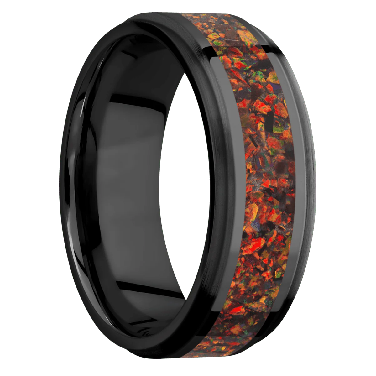 Zirconium + Polish , Satin Finish