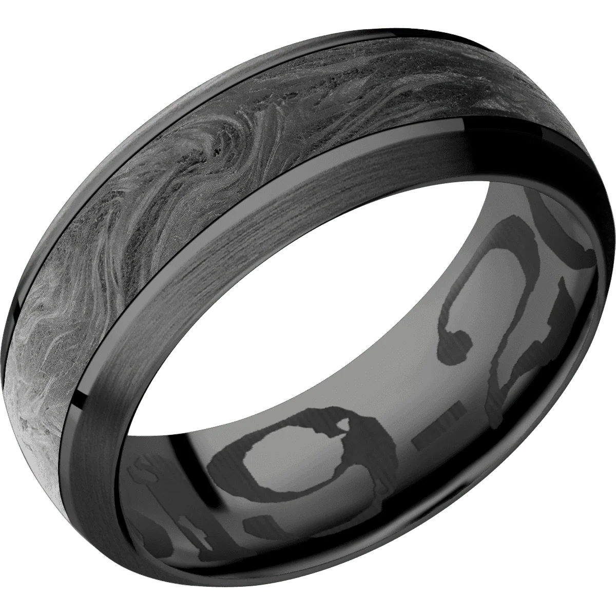 Zirconium + Polish , Satin Finish - Image 2