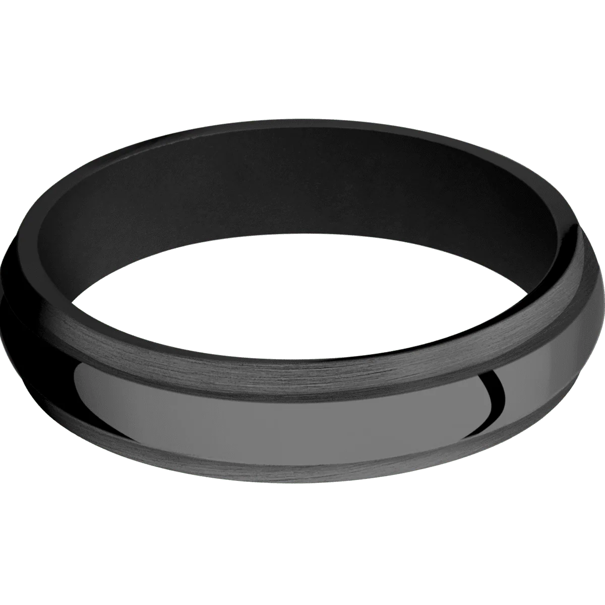Zirconium + Polish , Satin Finish + Black - Image 3