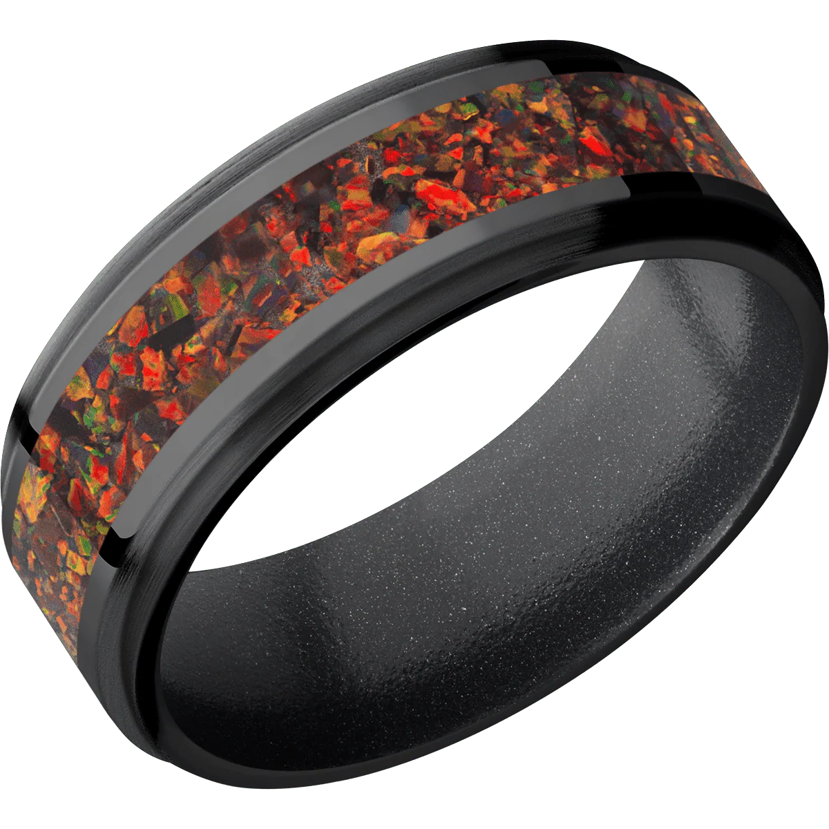 Zirconium + Polish , Satin Finish + Dark Grey - Image 2