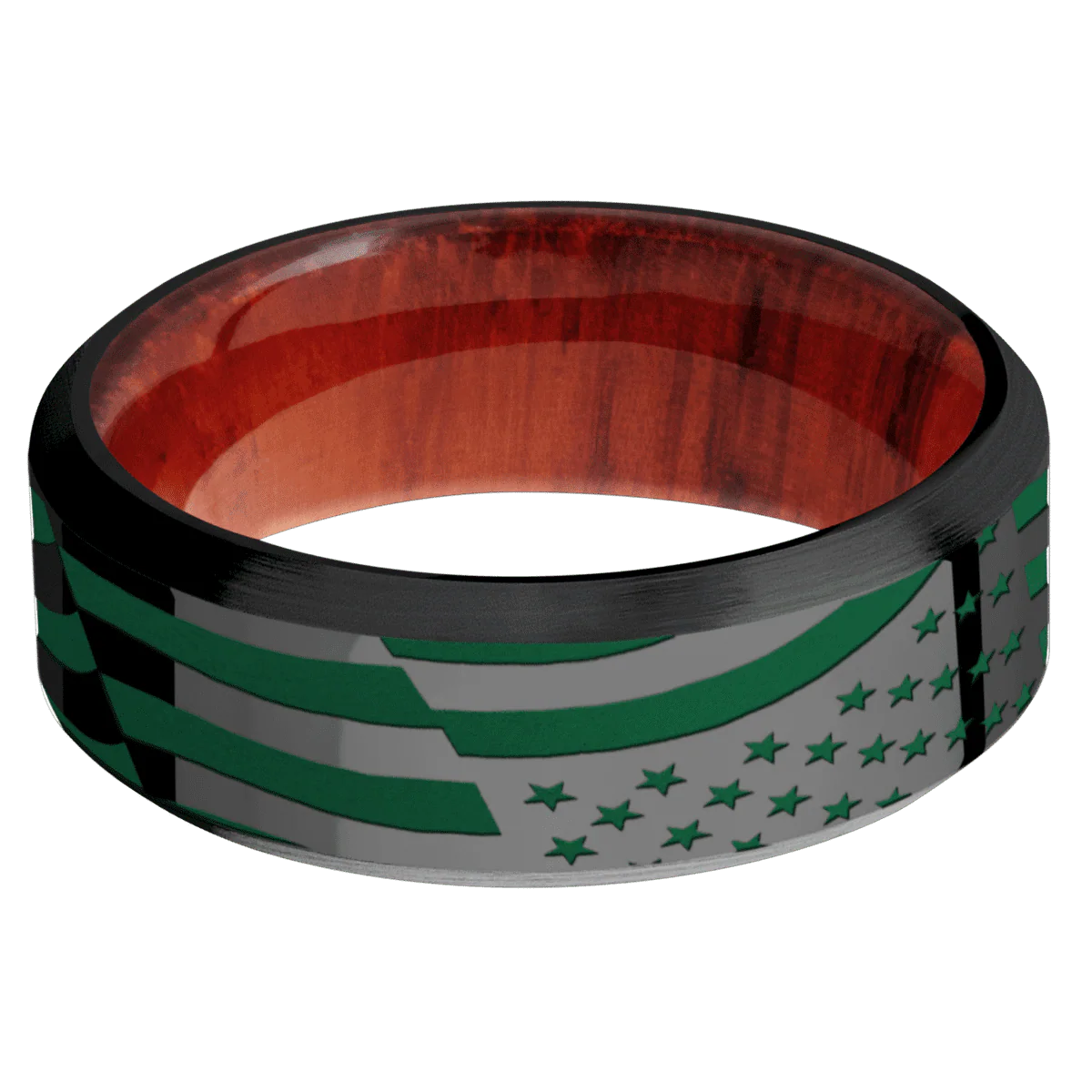 Zirconium + Polish , Satin Finish + Padauk - Image 3