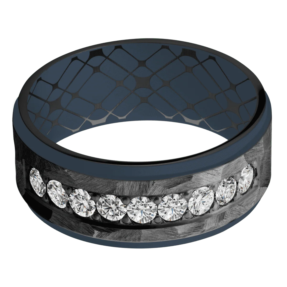 Zirconium + Rock , Satin Finish + Navy Blue - Image 3