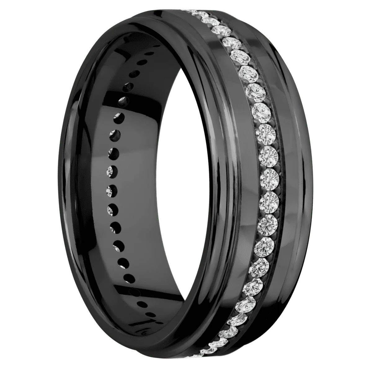 Zirconium + Rockpolish , Polish Finish