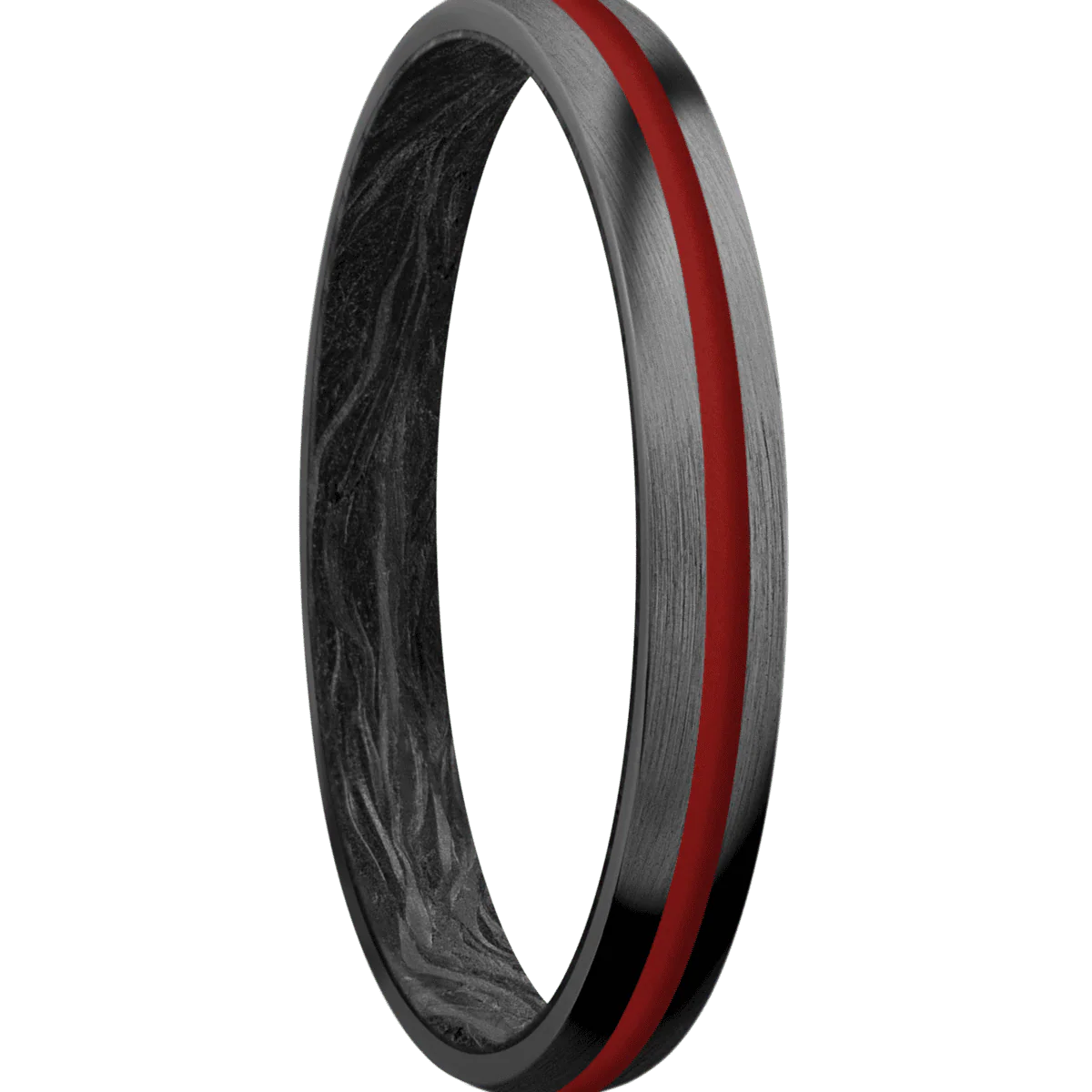 Zirconium + Satin Finish + Forged Carbon Fiber