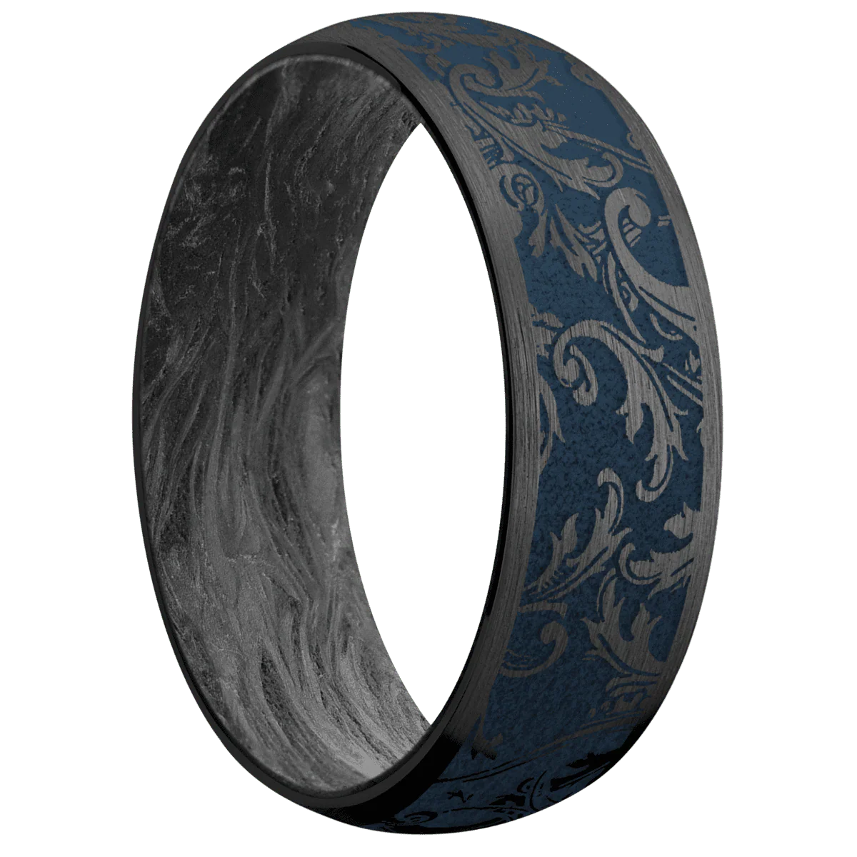 Zirconium + Satin Finish + Forged Carbon Fiber