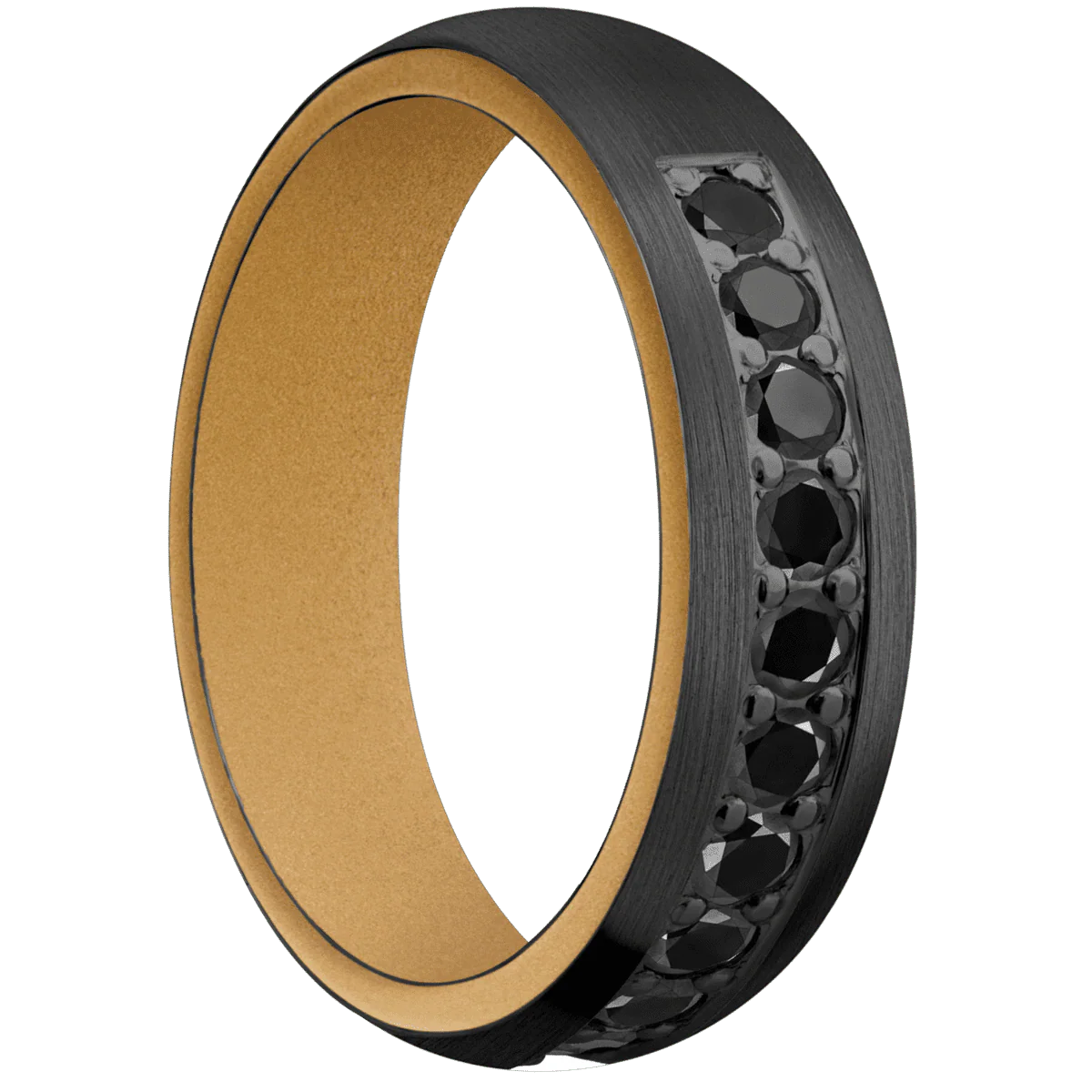 Zirconium + Satin Finish + Gold