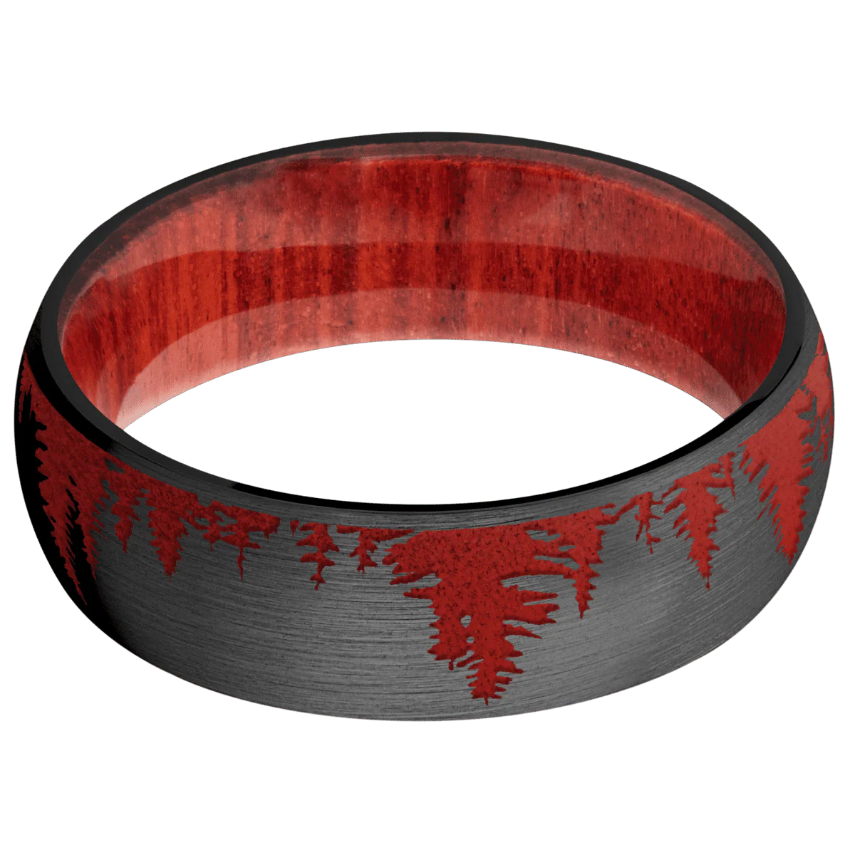 Zirconium + Satin Finish + Red Heart - Image 3