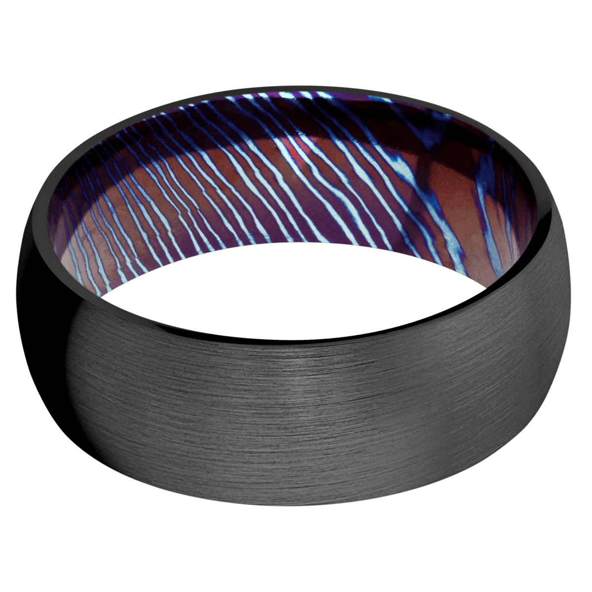 Zirconium + Satin Finish + Titanium Damascus - Image 3